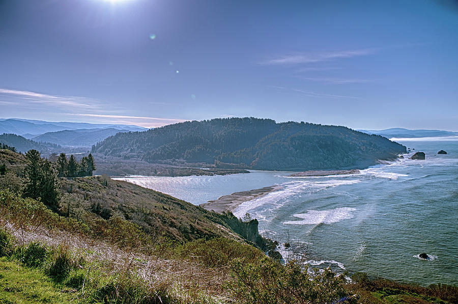 Mouth of the Klamath River Photograph by Betty Depee