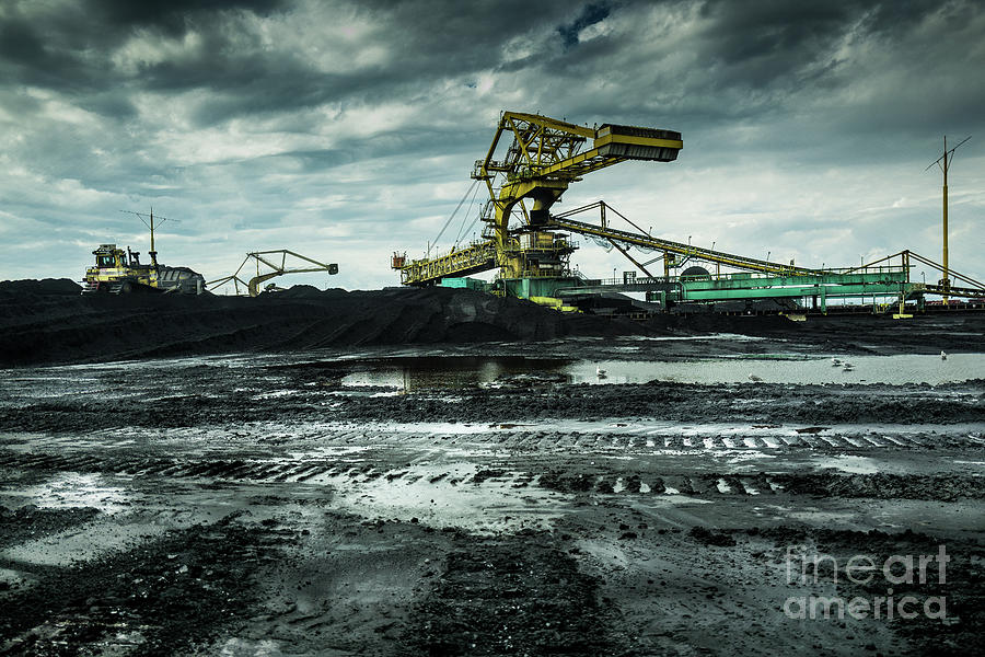 Moving Coal Photograph