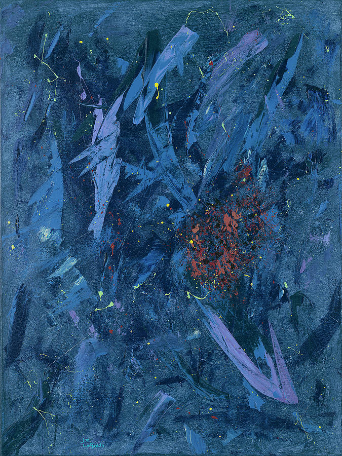 Moving In Blues Painting by Joe Loffredo Moving In Blues Painting by Joe Loffredo