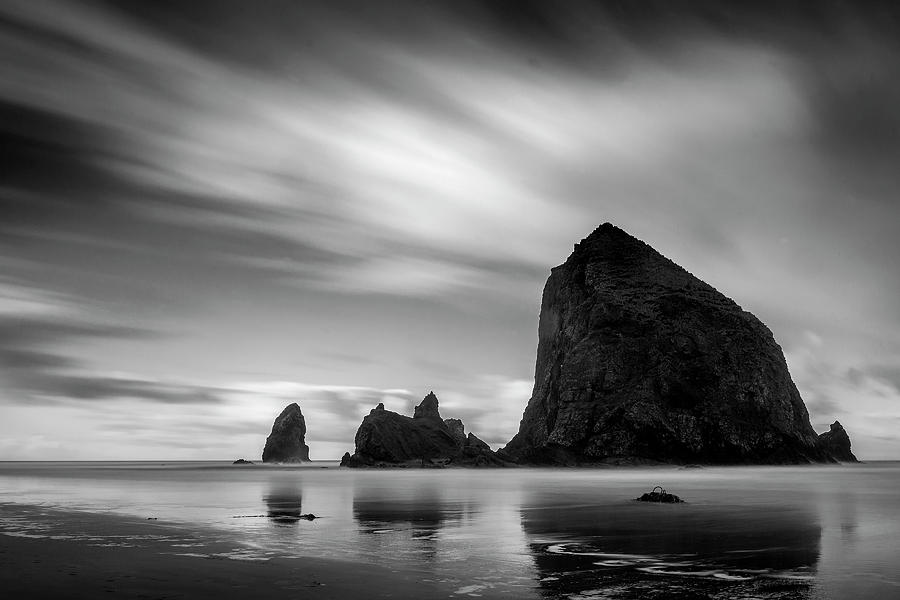Moving Skies Over Cannon Beach Photograph