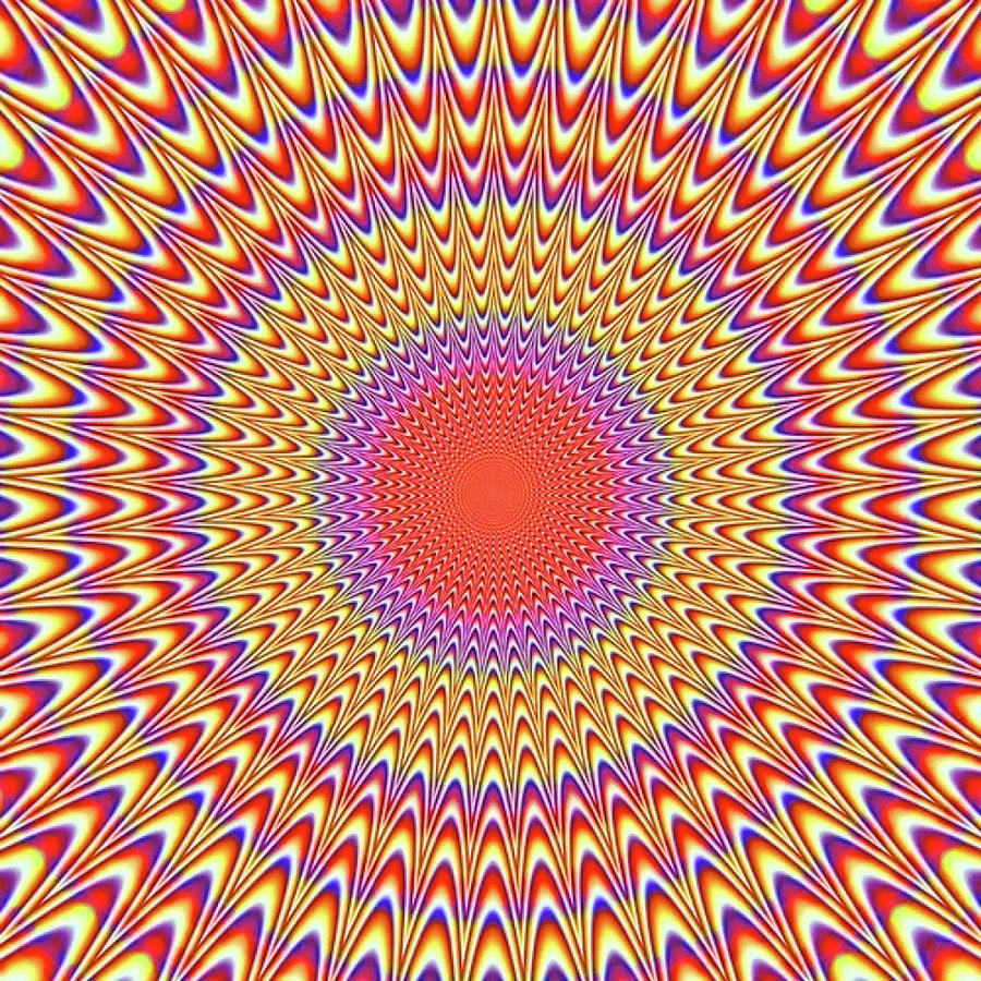 Moving Sun Digital Art by Optical Illusion - Fine Art America