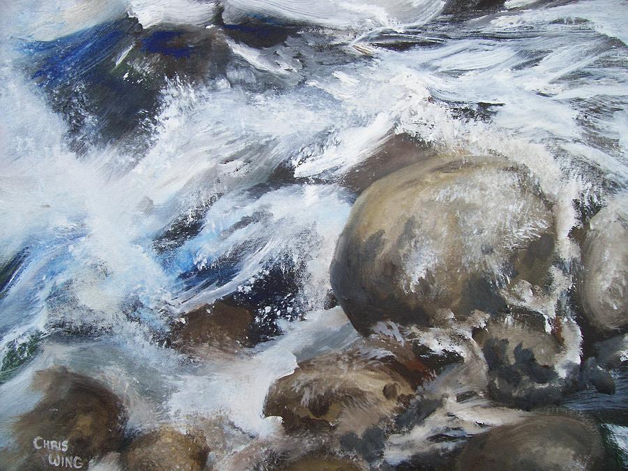 Moving Waters Painting by Chris Wing