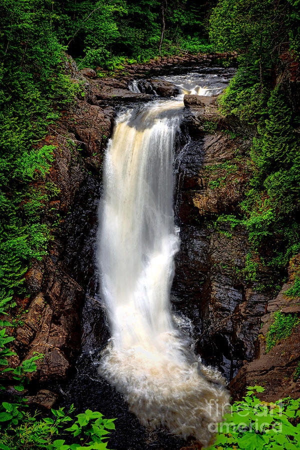 Moxie Falls Photograph by Olivier Le Queinec