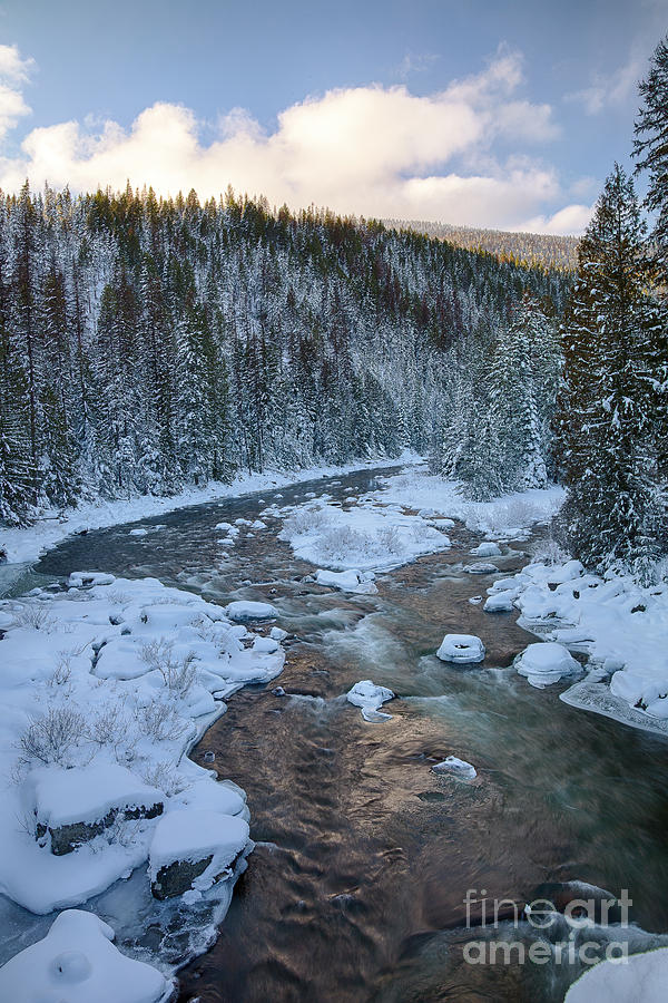 Moyie Winter Photograph by Idaho Scenic Images Linda Lantzy