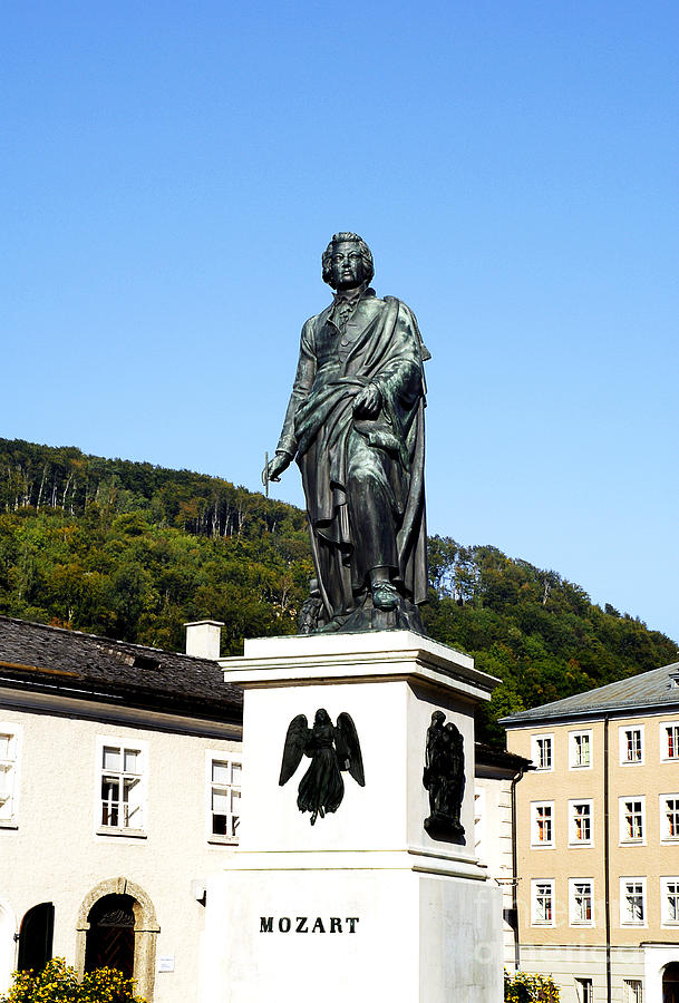 Mozart in Salzburg Photograph by Brenda Kean