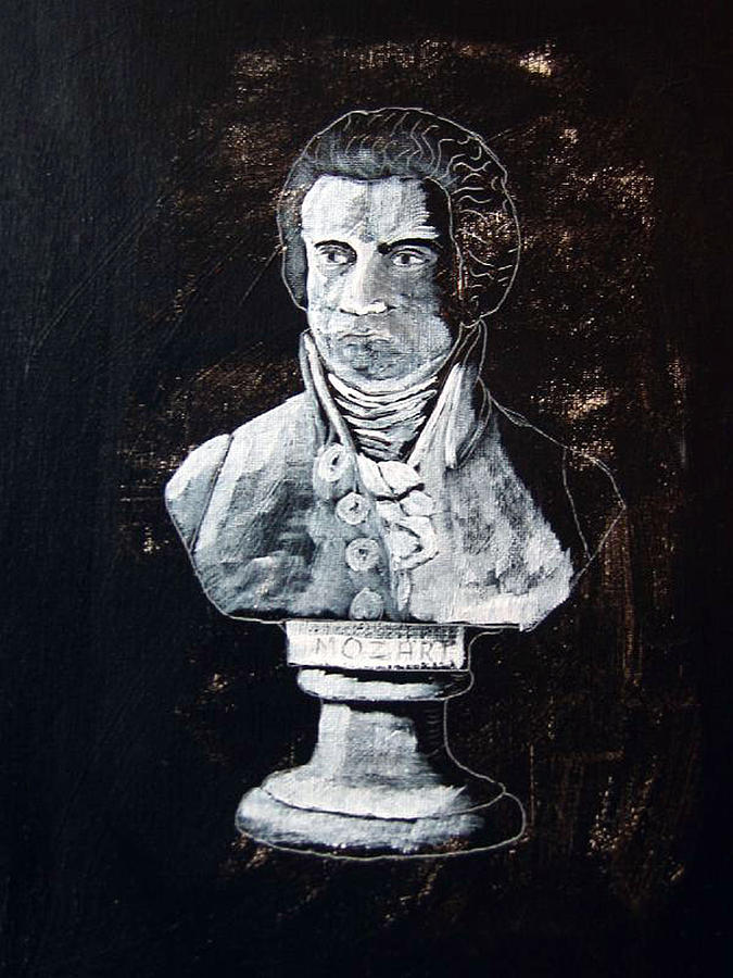 Mozart Painting by Richard Le Page