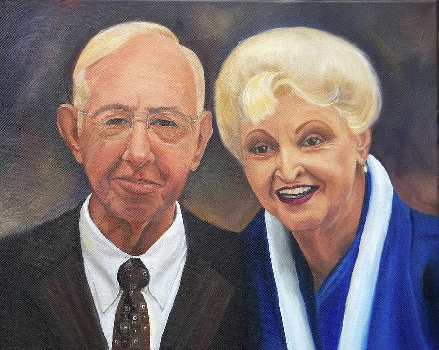 Mr. and Mrs. Birdsong Painting by Anne Cameron Cutri