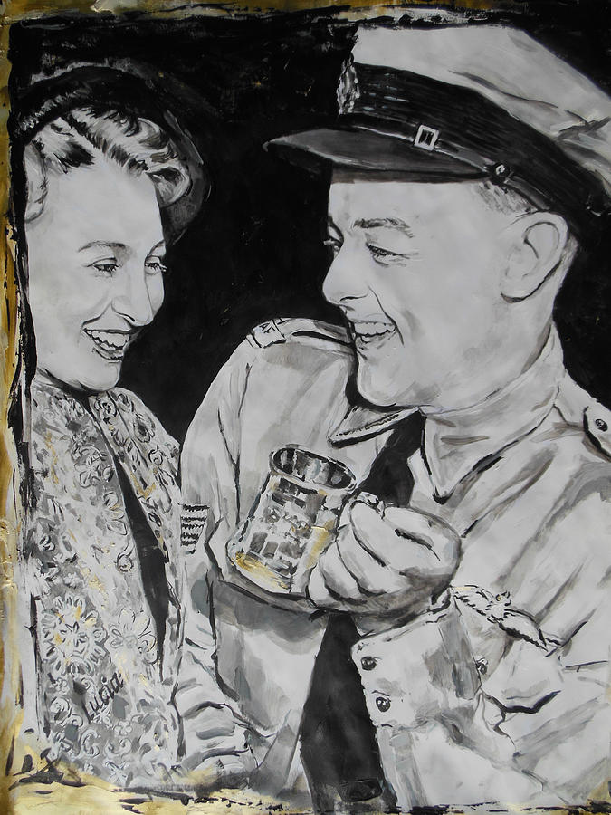 Mr. and Mrs. Cottee Painting by Lucia Hoogervorst