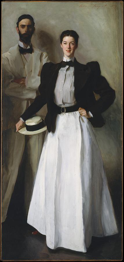 Mr and Mrs I N Phelps Stokes Painting by John Singer Sargent
