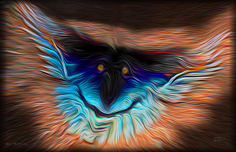 Gouls Digital Art - Mr. Bedtime by Joe Paradis
