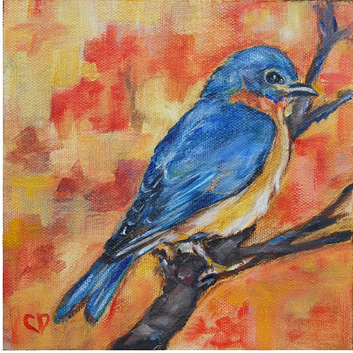 Mr. Blue Painting by Carol DeMumbrum - Fine Art America