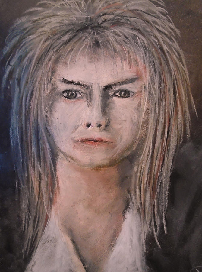 Mr. Bowie Pastel by Jen Shearer