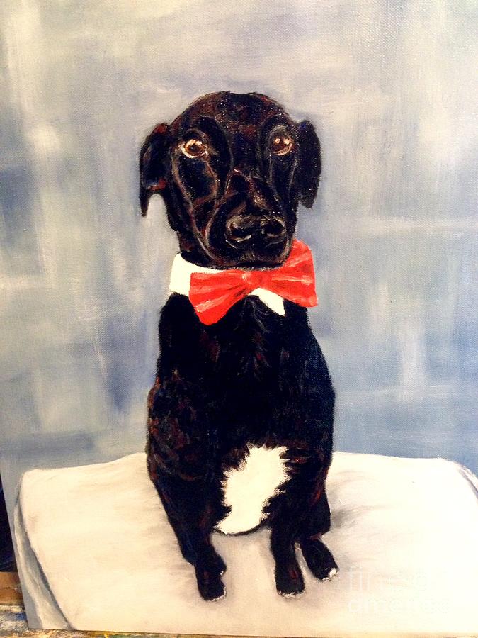 Mr. Buttons Painting by Diane Donati