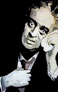 Comedy Painting - Mr Comedy by Blackcat Studios Comedy Painting - Mr Comedy by Blackcat Studios