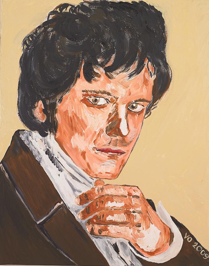 Mr. Darcy Painting by Valerie Ornstein