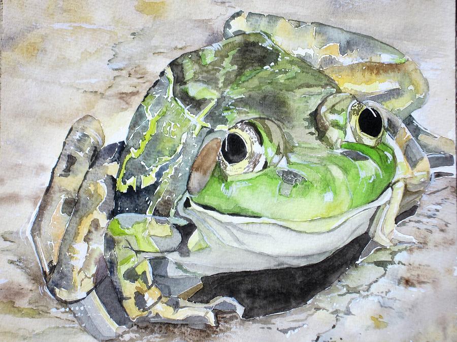 Mr Frog  Painting by Teresa Smith