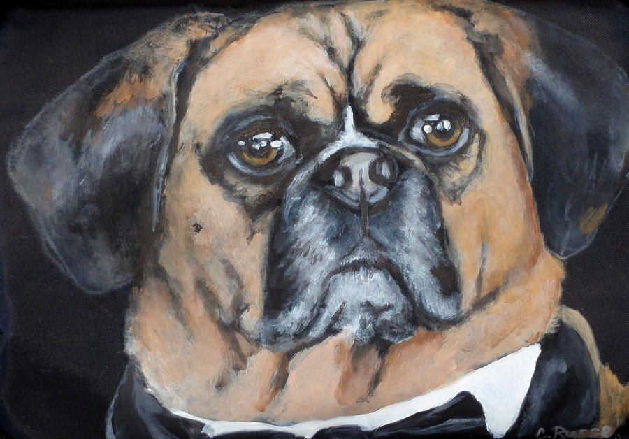 Mr Gibbs Painting by Carol Russell