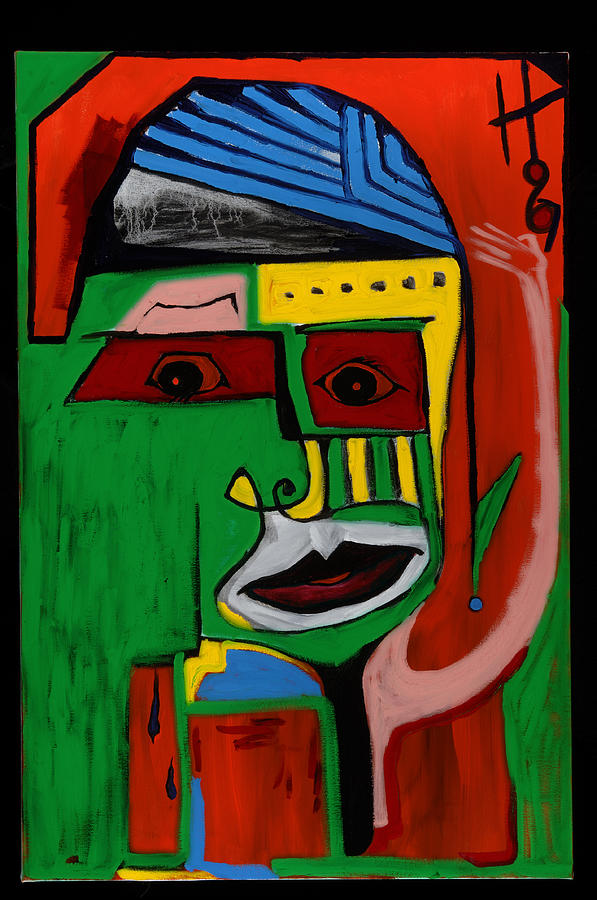 Mr. Green 36X24 Painting by Hans Magden