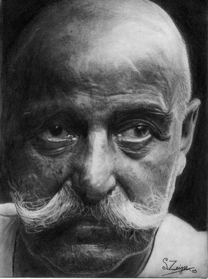 Mr. Gurdjieff Drawing by Sam Zeiger - Fine Art America