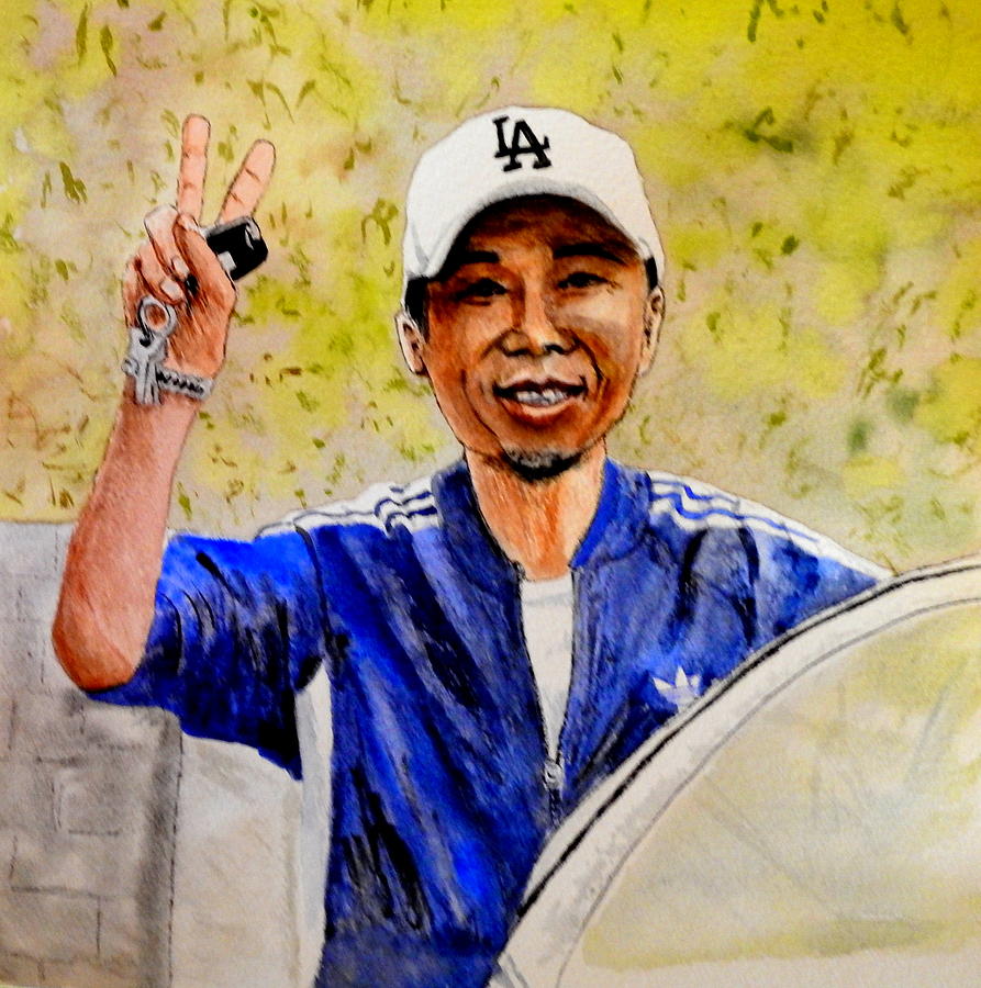 Mr. Lee Painting by Betty-Anne McDonald