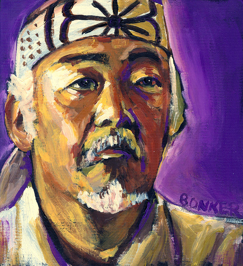 Hollywood Painting - Mr Miyagi by Buffalo Bonker