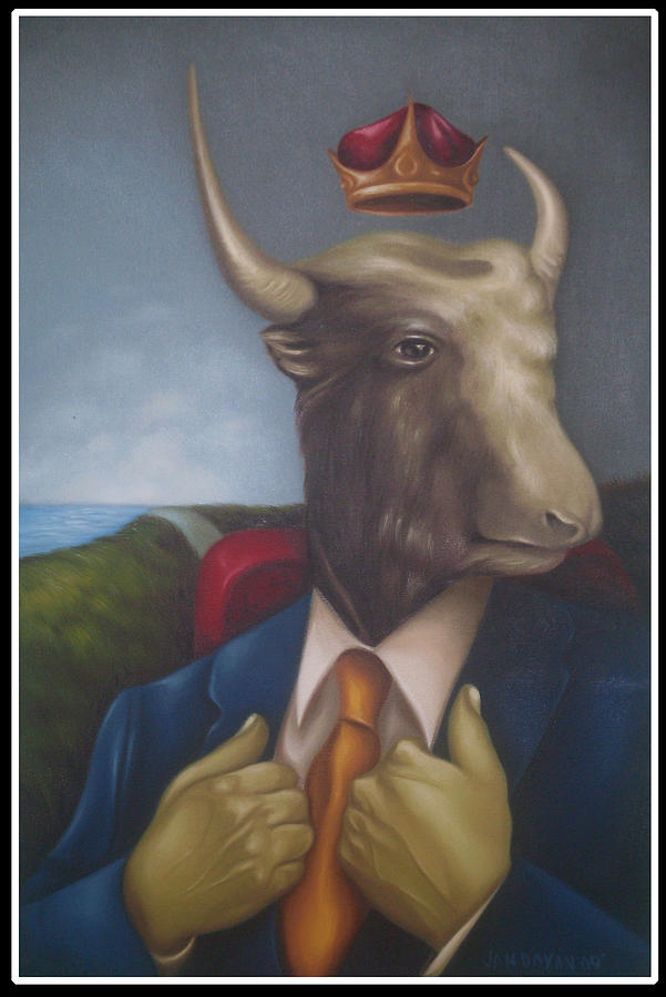 Mr. Ox Painting by Joselito Jandayan - Fine Art America