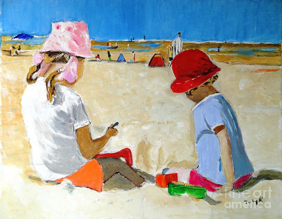 Hat Painting - Mr. Sandman by Judy Kay