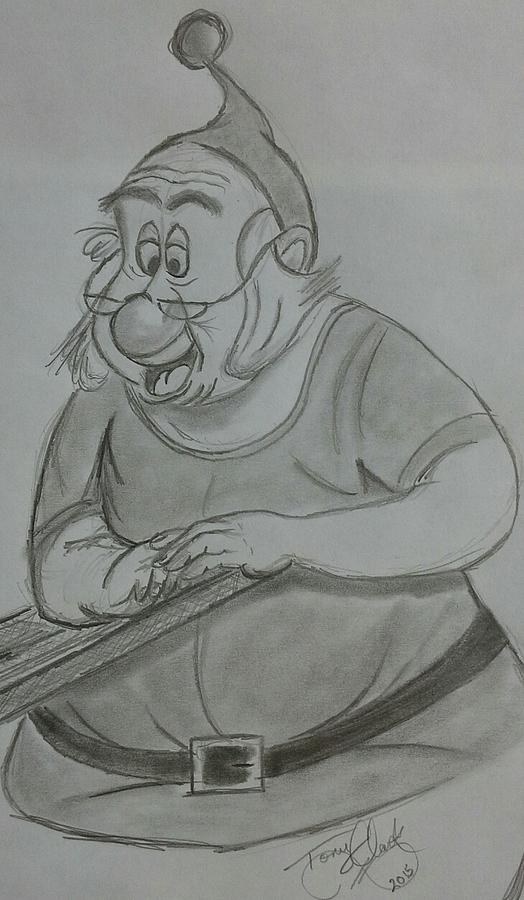 Mr. Smee Drawing by Tony Clark