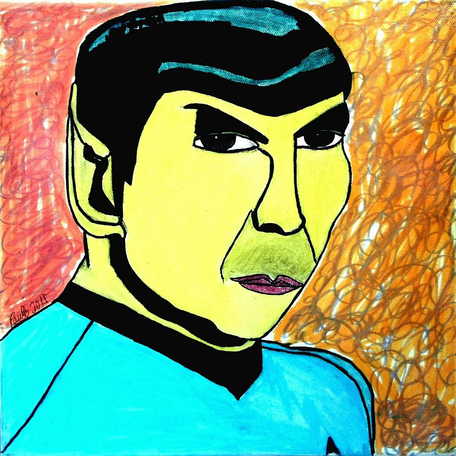 Star Trek Painting - Mr. SPOCK by Paulo Guimaraes