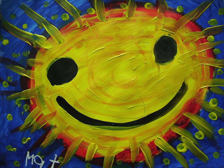 Sun Painting - Mr Sun by Maximilian Mackie