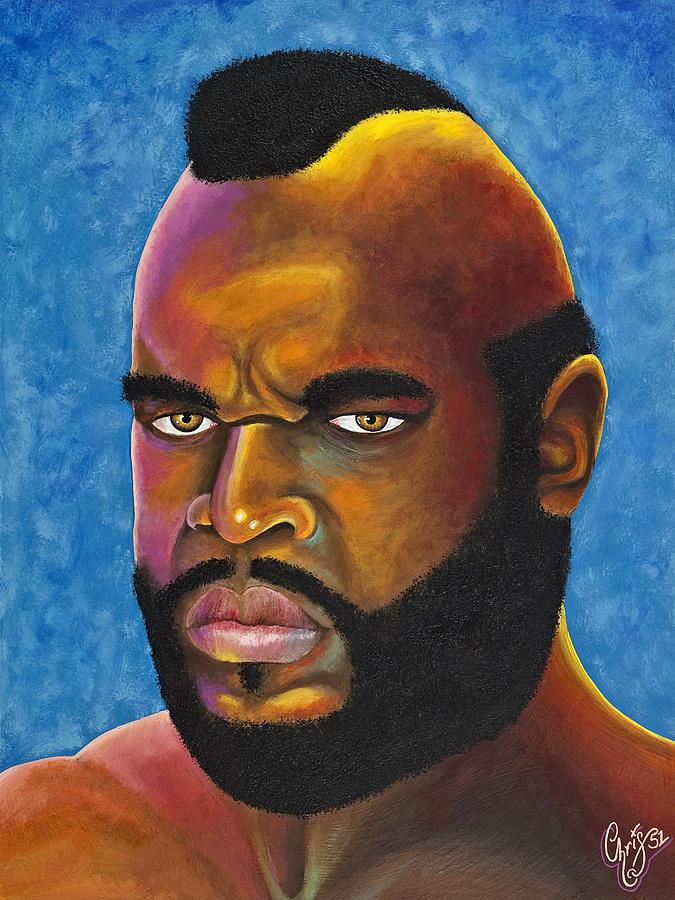 Rocky Movie Painting - Mr. T Got Robbed Fool by Chris  Fifty-one