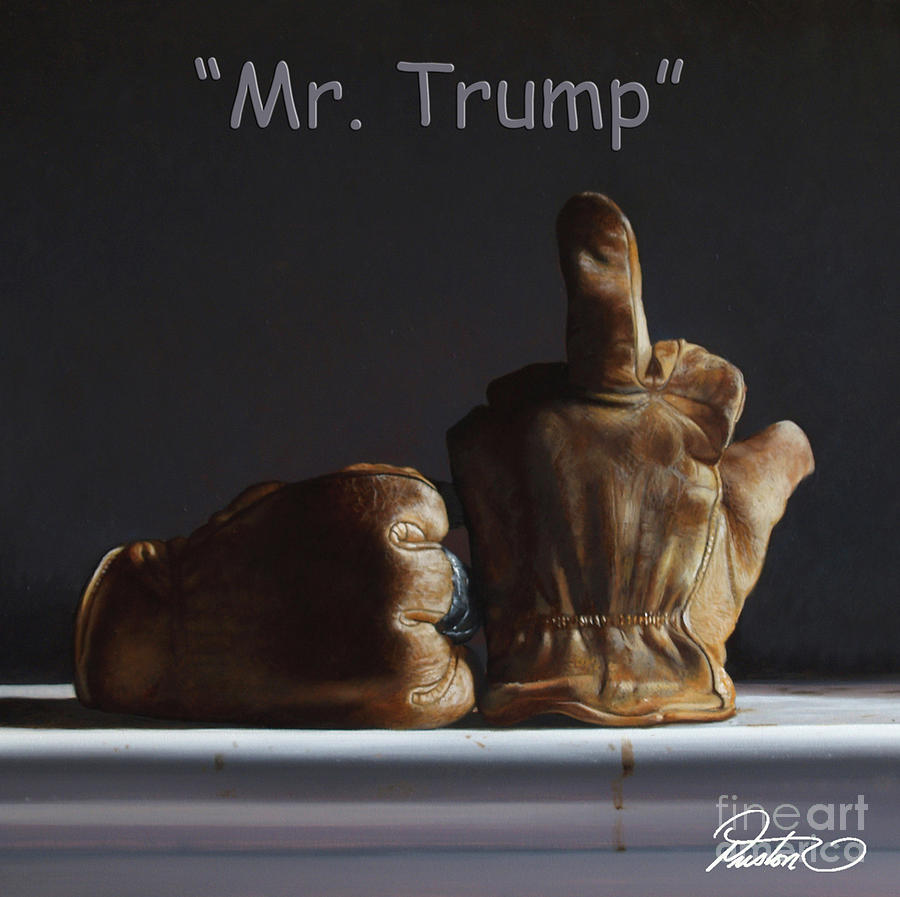 Mr. Trump Painting by Lawrence Preston