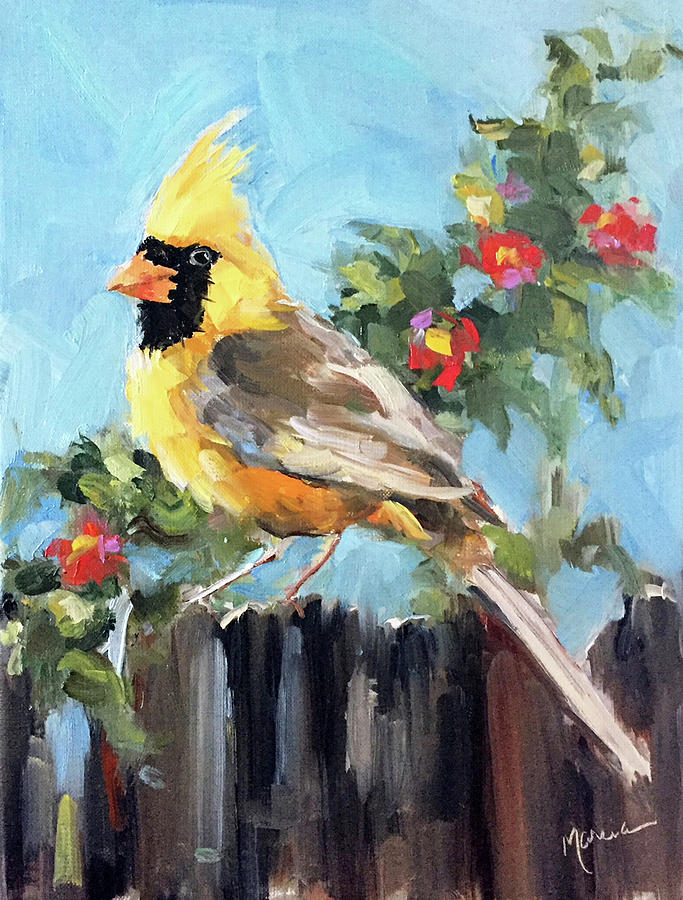 Mr. Yellow Painting by Marcia Hodges