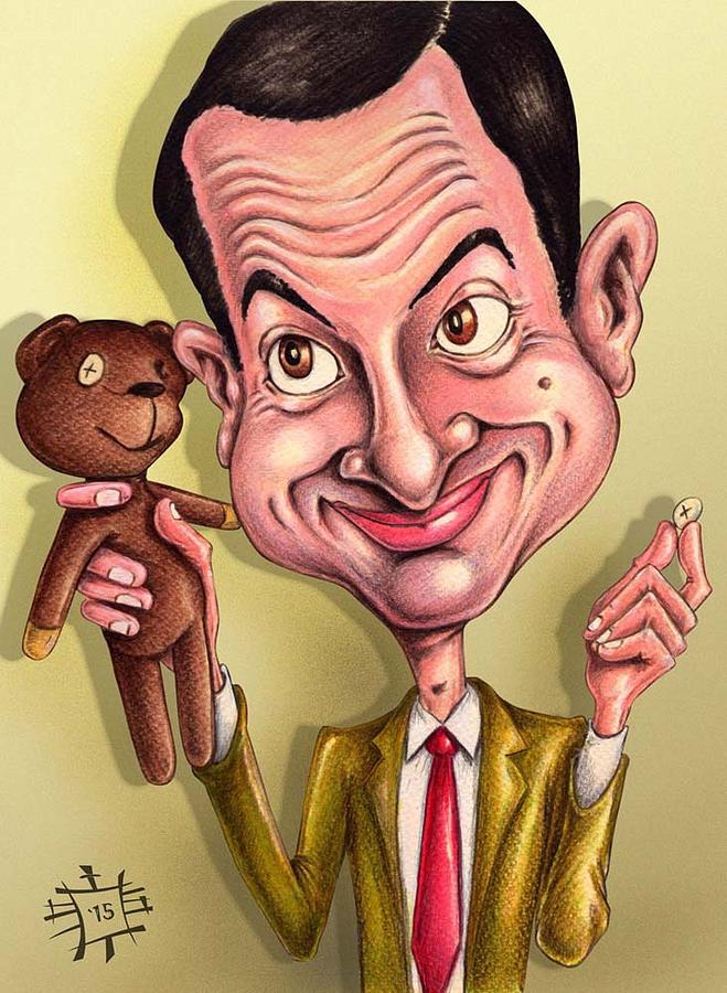 Mr.Bean Painting by Ivan Sabolic