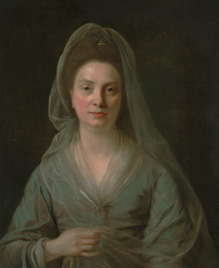 Mrs. Benjamin Cole Painting by Nathaniel Hone