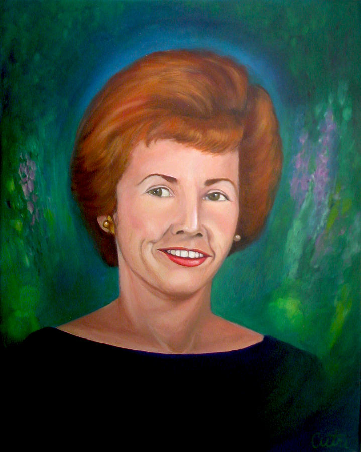 Portrait Painting - Mrs. Birdsong by Anne Cameron Cutri