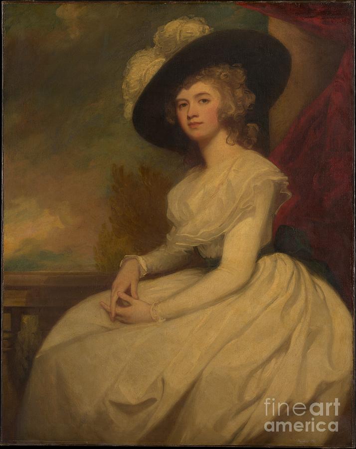George Romney Painting - Mrs. Bryan Cooke by Celestial Images