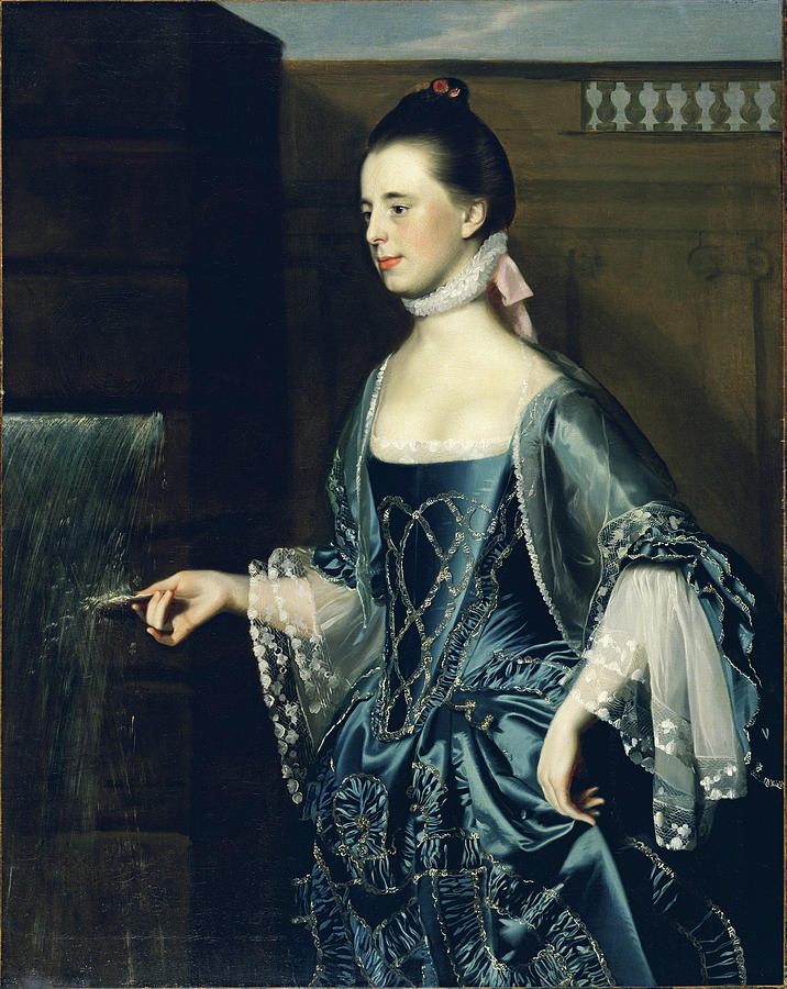 Mrs. Daniel Sargent. Mary Turner Painting by John Singleton Copley
