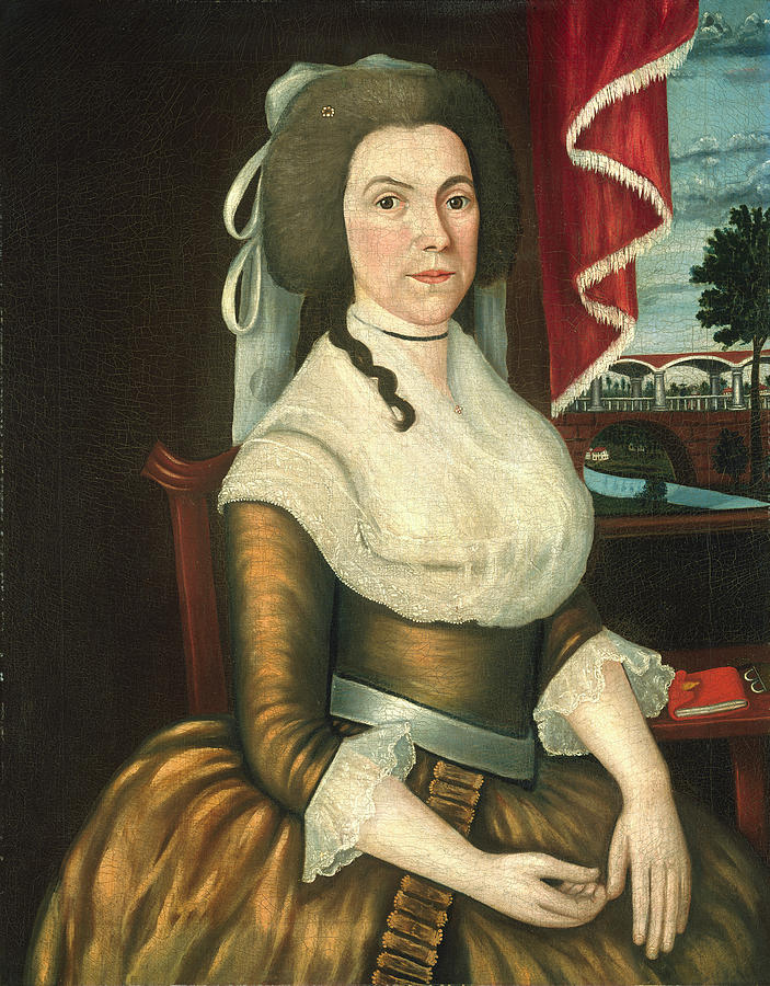 Mrs. Elizabeth Noyes Deniso Painting by Joseph Steward