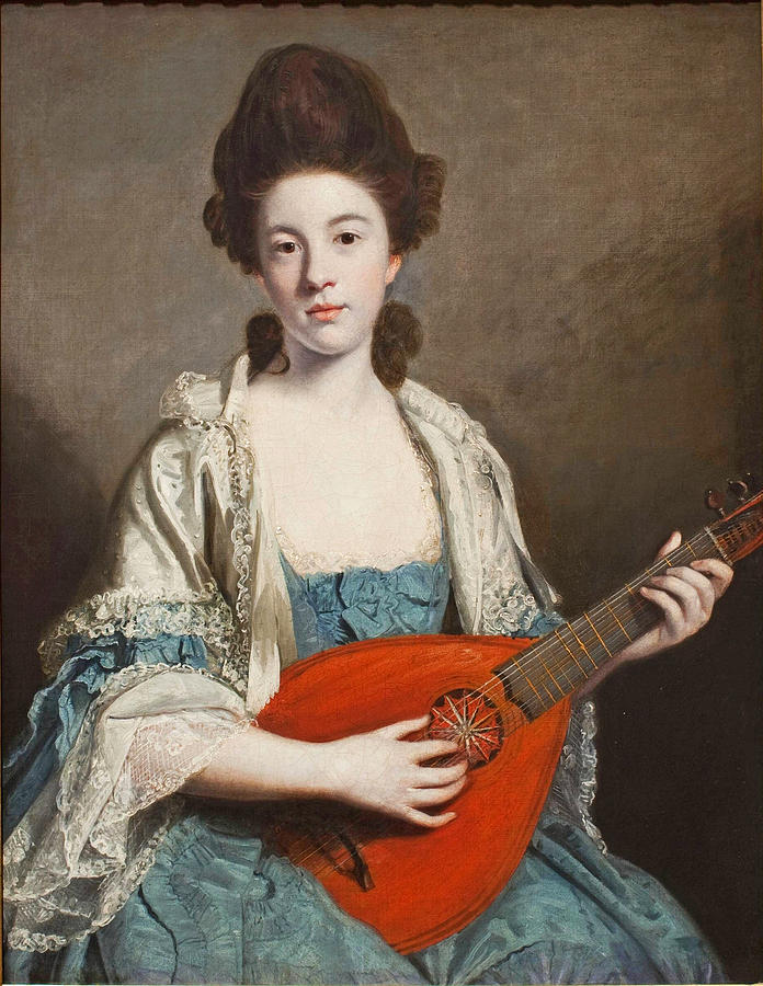 Mrs. Froude nee Phyllis Hurrell Painting by Joshua Reynolds