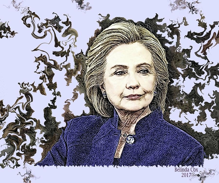 Mrs Hillary Clinton Digital Art by Artful Oasis