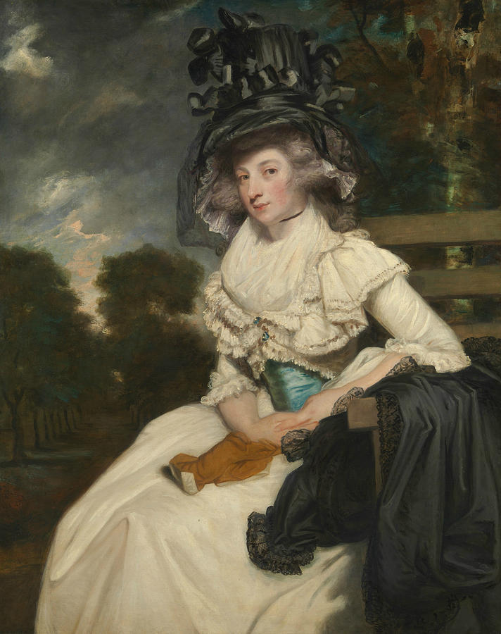 Mrs. Lewis Thomas Watson  Painting by Joshua Reynolds
