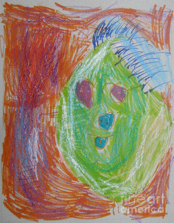 Sketch Drawing - Mrs Potato. 2008. by Sophia Pontet