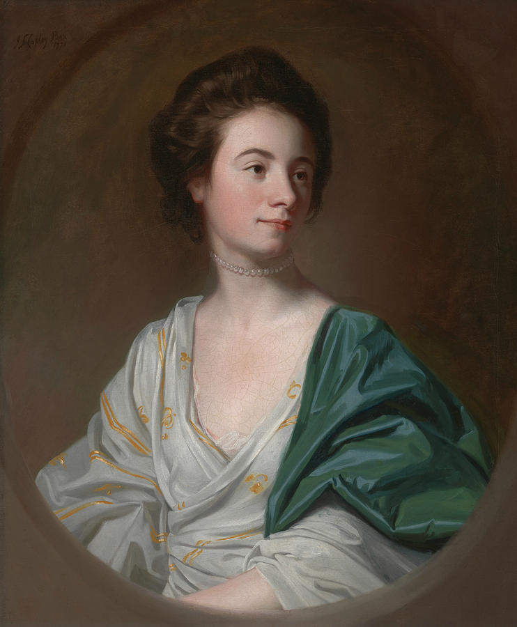 Mrs. Robert Hyde Painting by John Singleton Copley