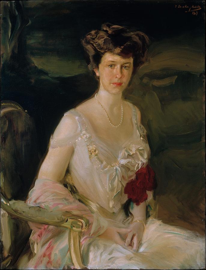 Mrs Winthrop W Aldrich Harriet Alexander 18881972 Painting by Joaqun Sorolla y Bastida