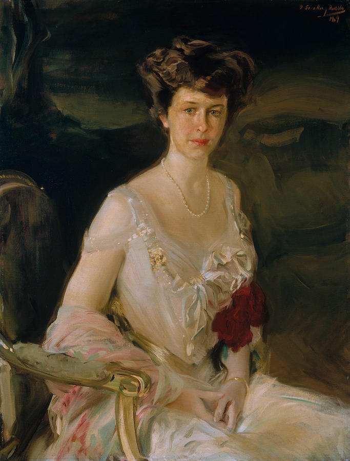 Mrs. Winthrop W. Aldrich Painting by Joaquin Sorolla