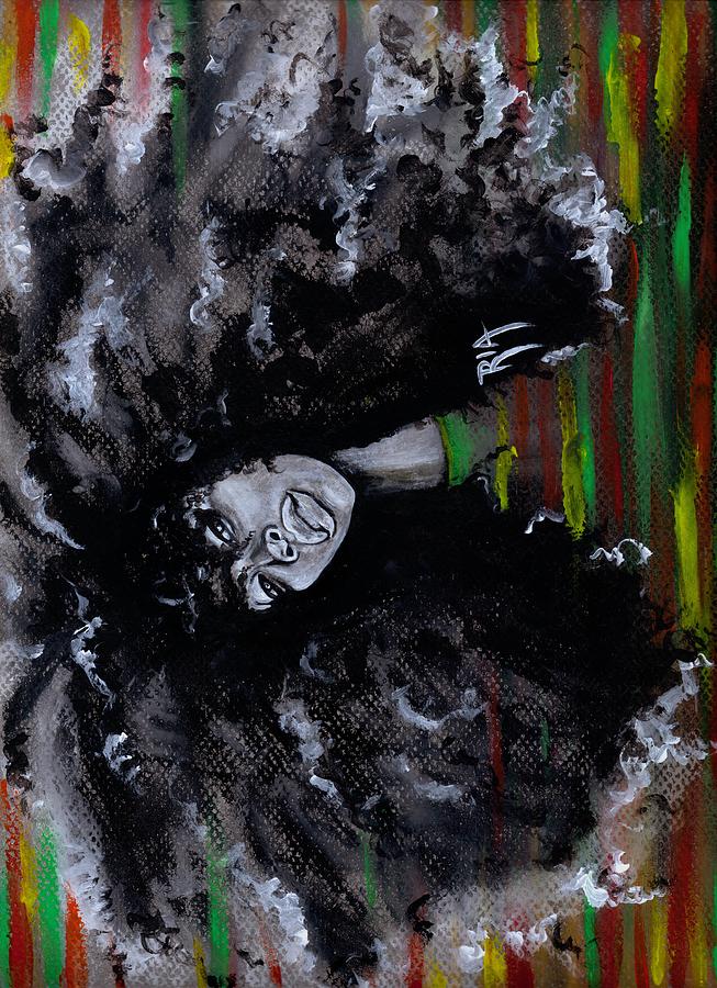 Erykah Badu Painting - Ms Erykah Badu To You Fool by Artist RiA