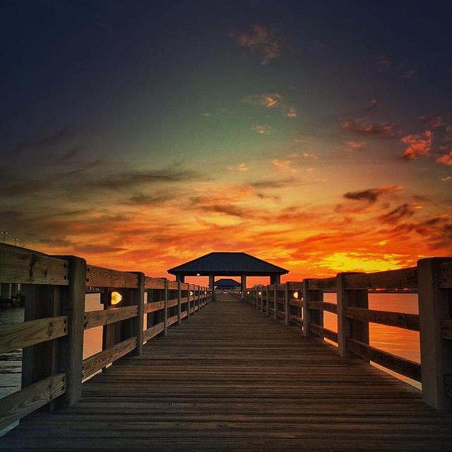 Sunset Photograph - Ms Gulf Coast Sunset💖 #visitms by Joan McCool