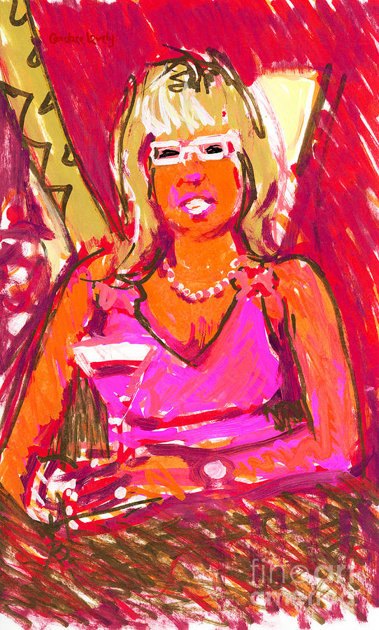 Ms. Pink Painting by Candace Lovely