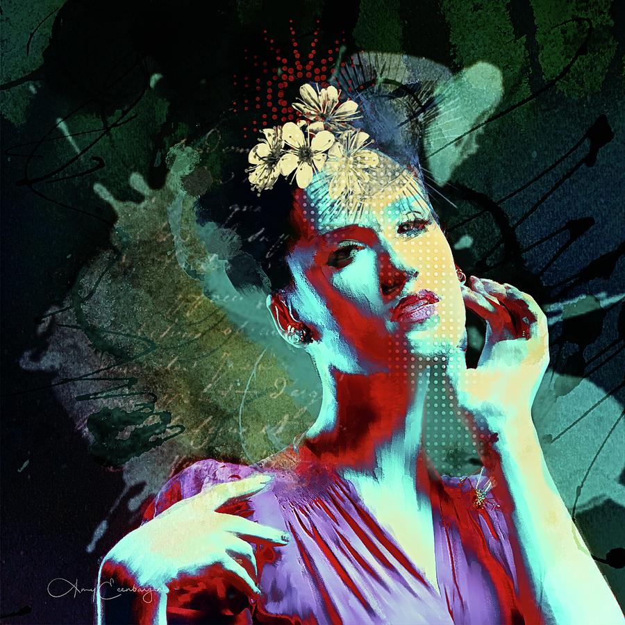 Ms. Technicolor Digital Art by Looking Glass Images